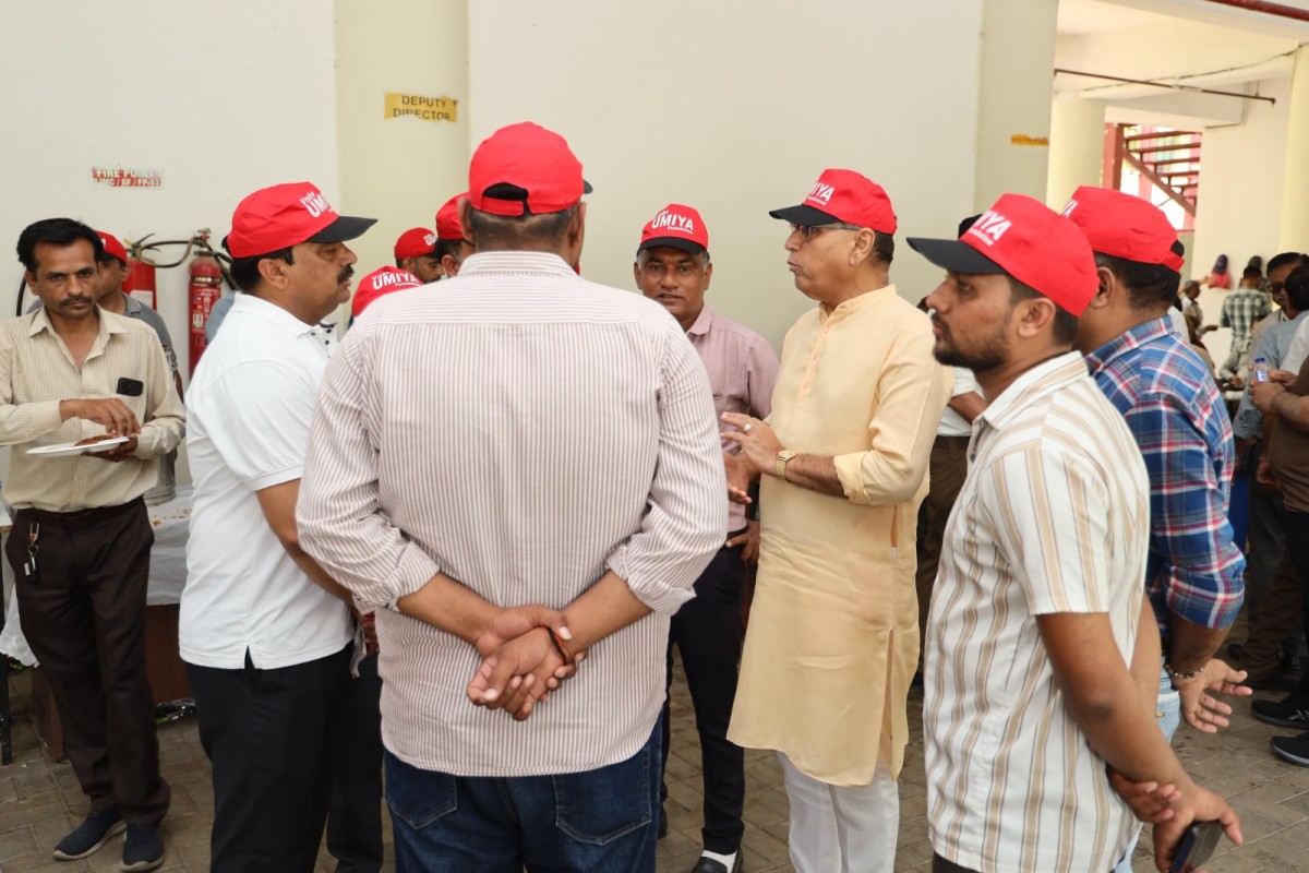Support at Civil Hospital after Ahmedabad Plane Crash