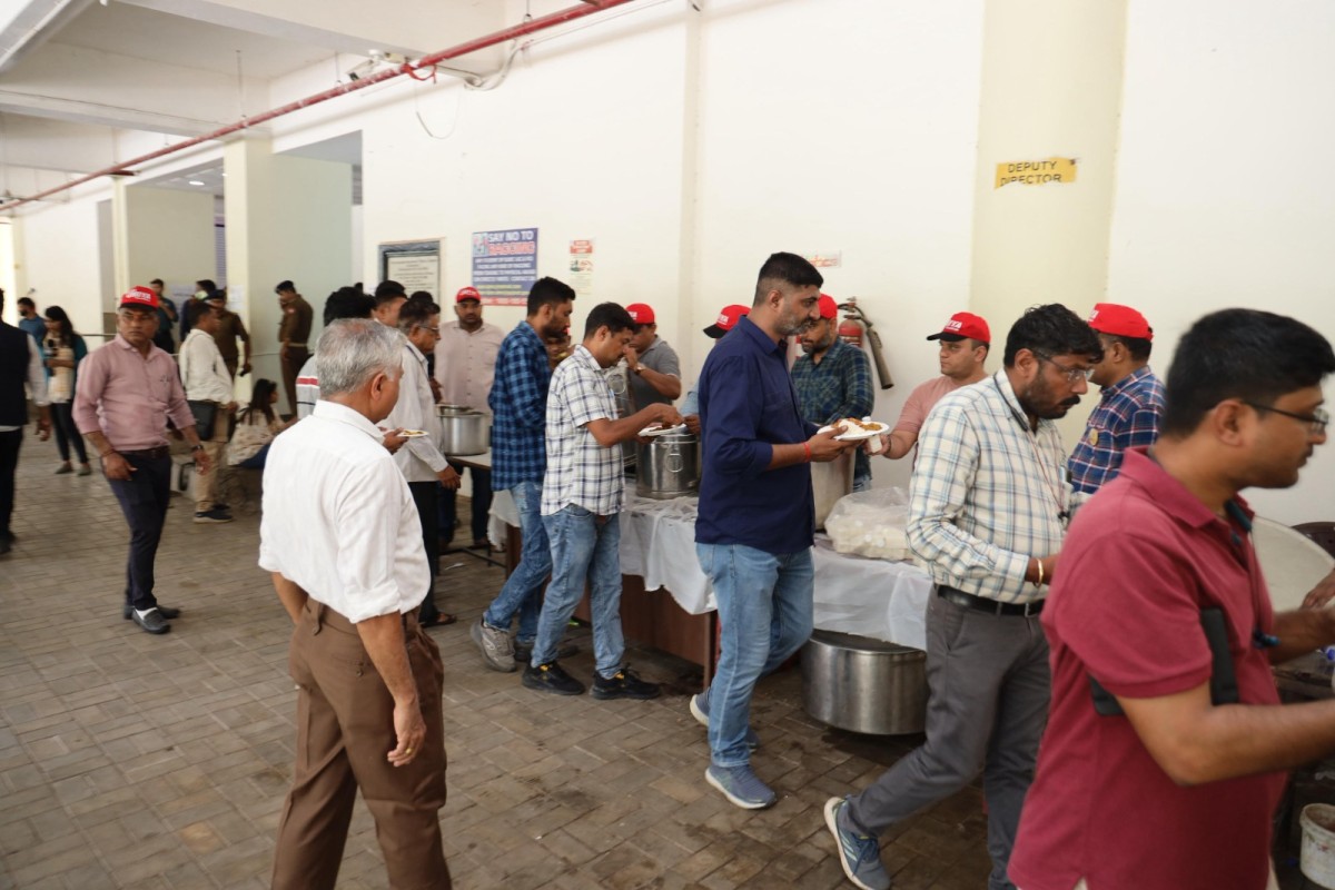 Support at Civil Hospital after Ahmedabad Plane Crash