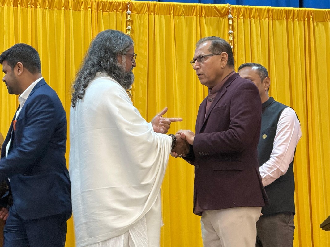 VUF Office Bearers’ Visit to the U.K. ✨ Special Presence at the Satsang of Brahmarishi Mohanji