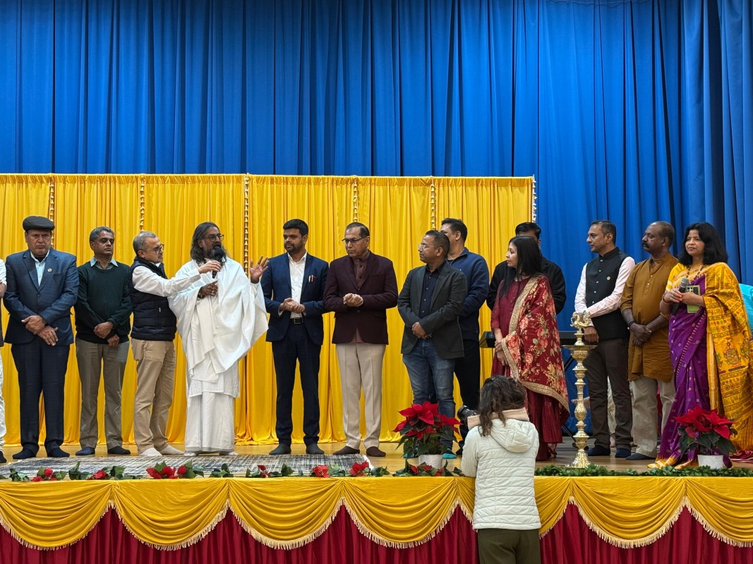 VUF Office Bearers’ Visit to the U.K. ✨ Special Presence at the Satsang of Brahmarishi Mohanji
