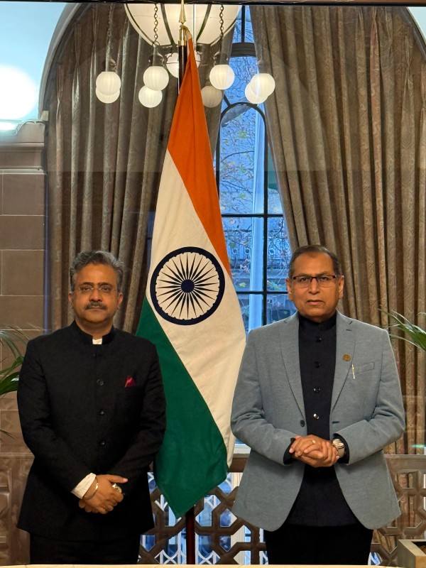 VUF Office Bearers’ Visit to the U.K. ✨ Visit to the Indian Embassy, London