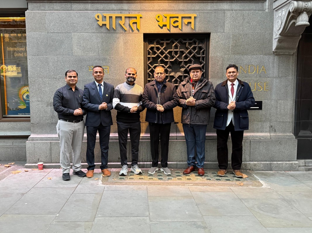 VUF Office Bearers’ Visit to the U.K. ✨ Visit to the Indian Embassy, London