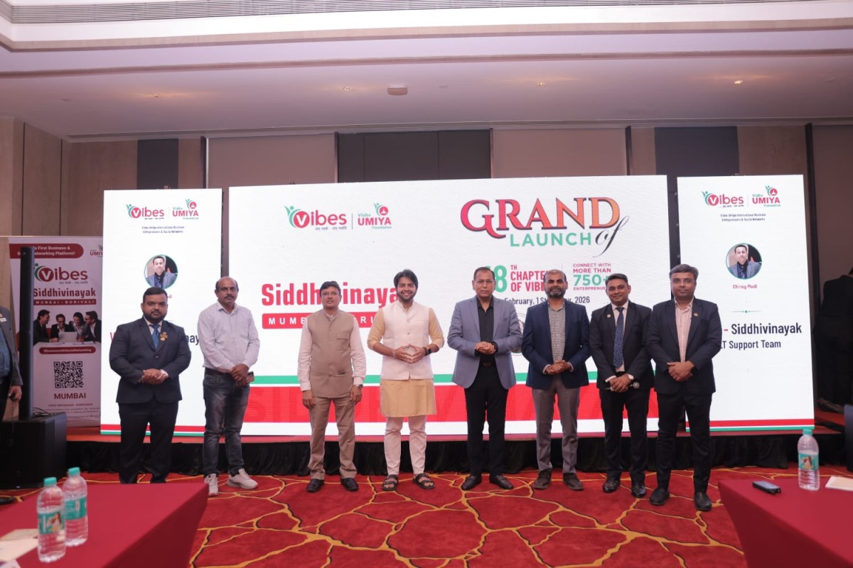 Vibes Expands Beyond Gujarat with Siddhivinayak Chapter Launch in Mumbai