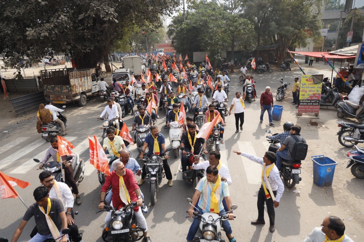 'Divya Rath' (Divine Chariot) and a bike rally