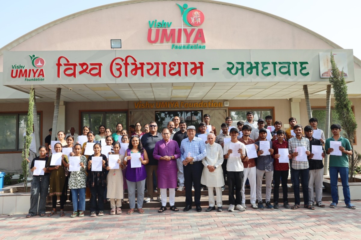Vishv Umiyadham | Uma Education Assistance Scheme – Recommendation Letter Distribution