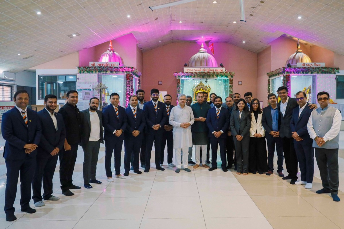 Honorable Union Minister Shri Ashwini Vaishnaw Ji visited Vishv Umiyadham