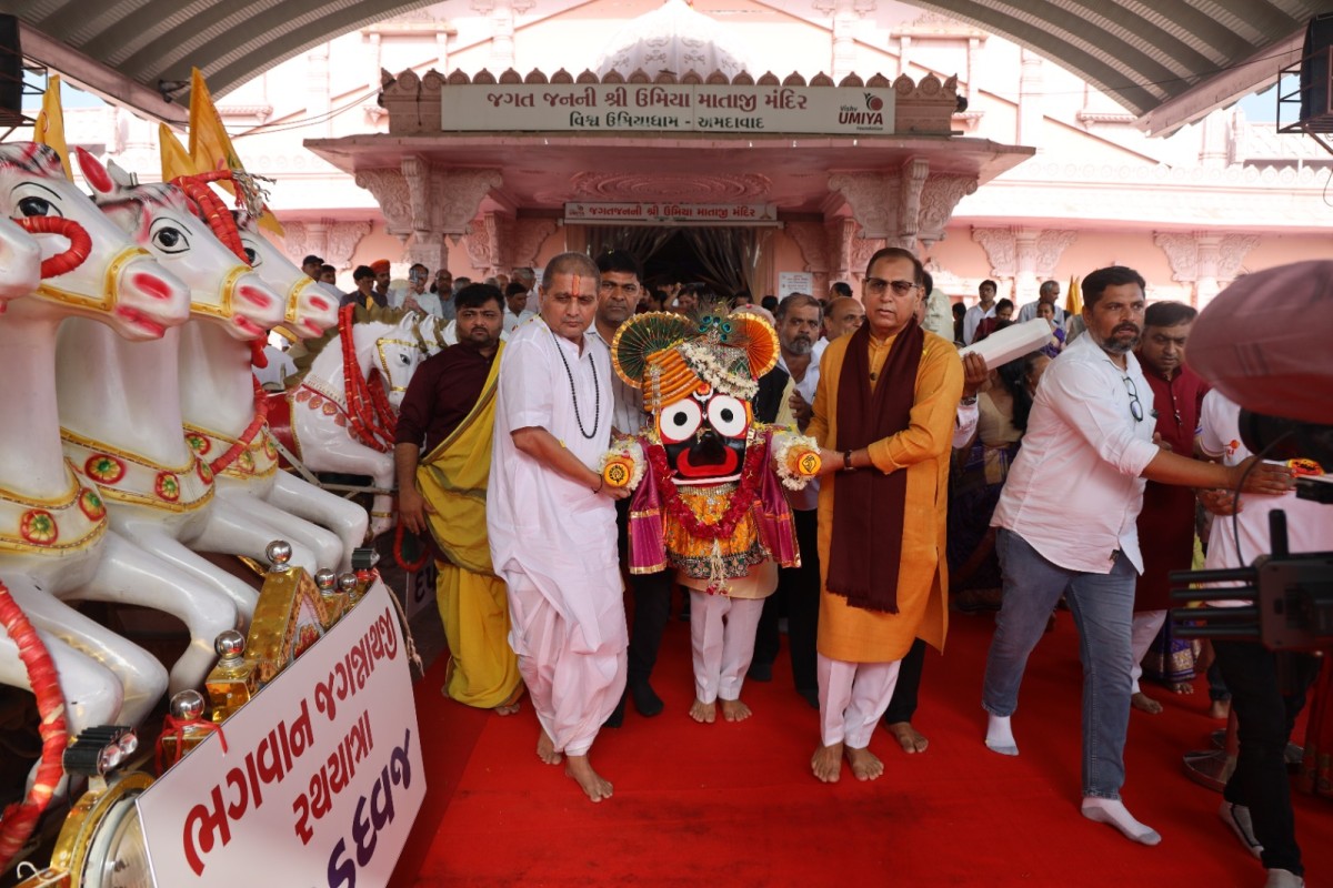 Divine Glimpses 3rd Jagannath Rath Yatra by Vishv Umiyadham