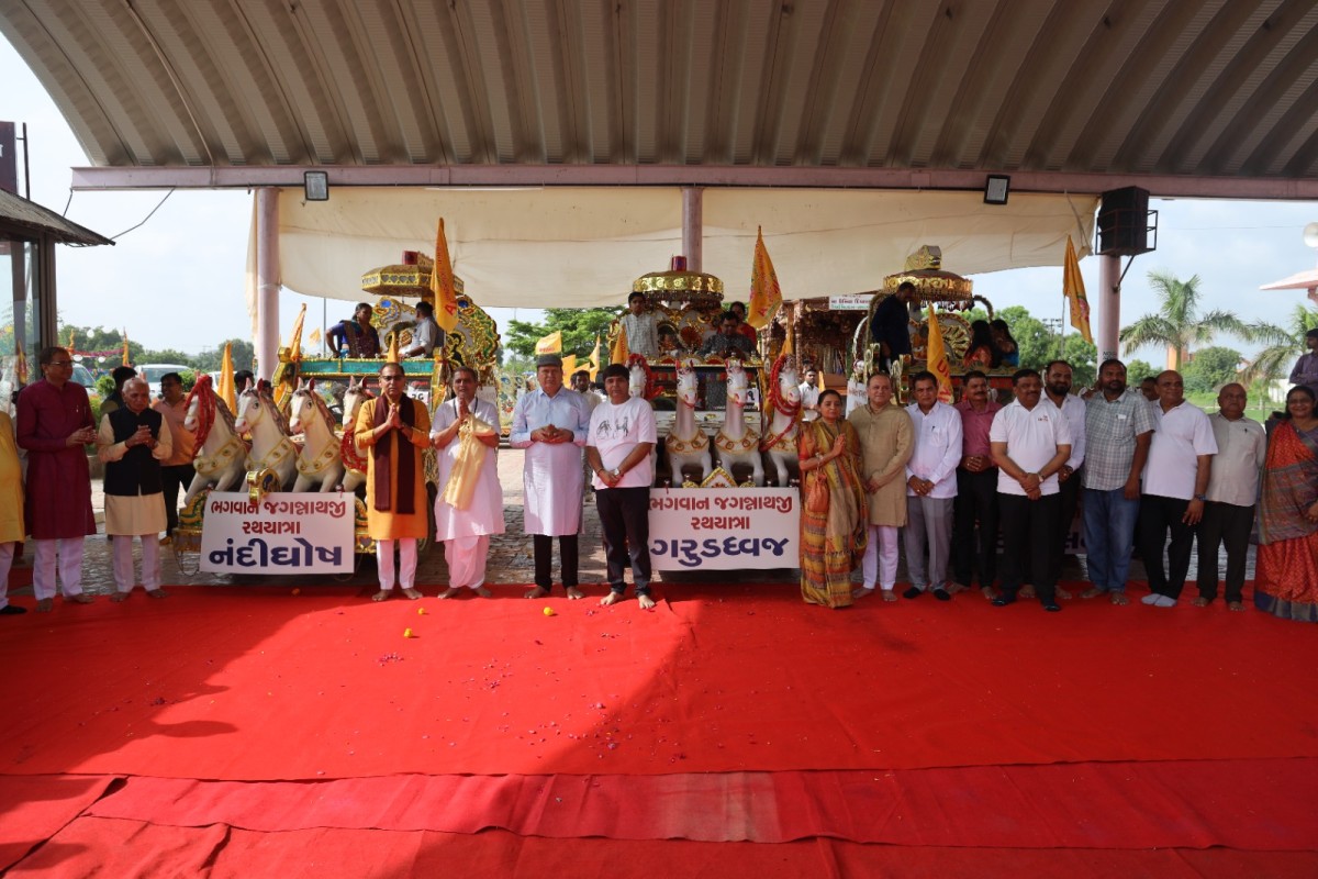 Divine Glimpses 3rd Jagannath Rath Yatra by Vishv Umiyadham