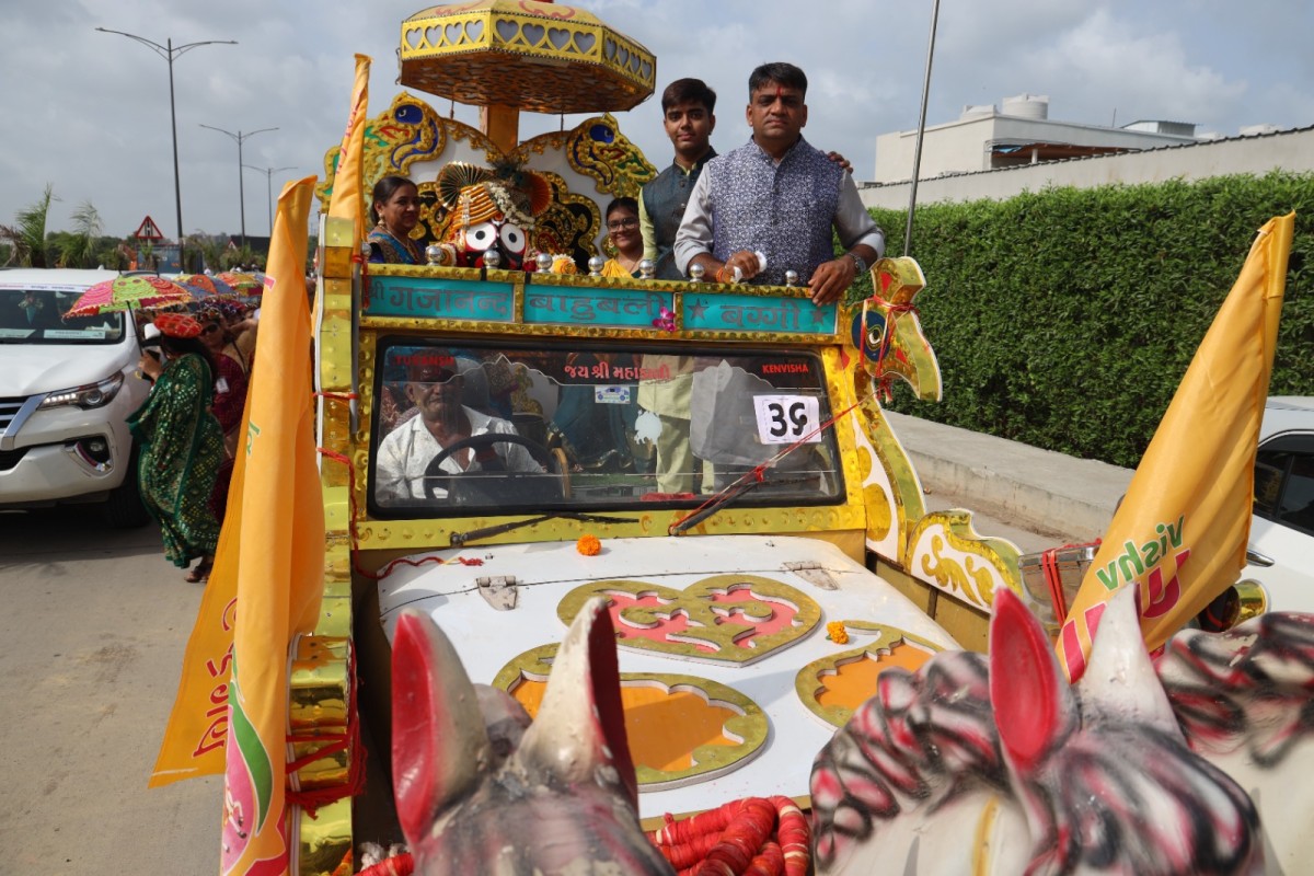 Divine Glimpses 3rd Jagannath Rath Yatra by Vishv Umiyadham