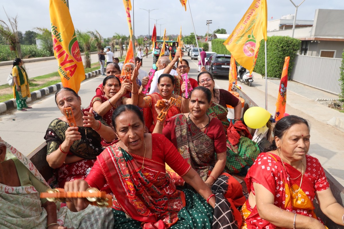Divine Glimpses 3rd Jagannath Rath Yatra by Vishv Umiyadham
