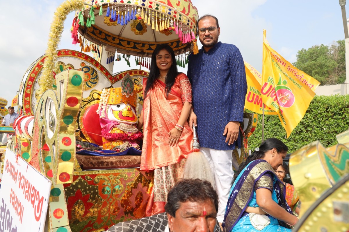 Divine Glimpses 3rd Jagannath Rath Yatra by Vishv Umiyadham