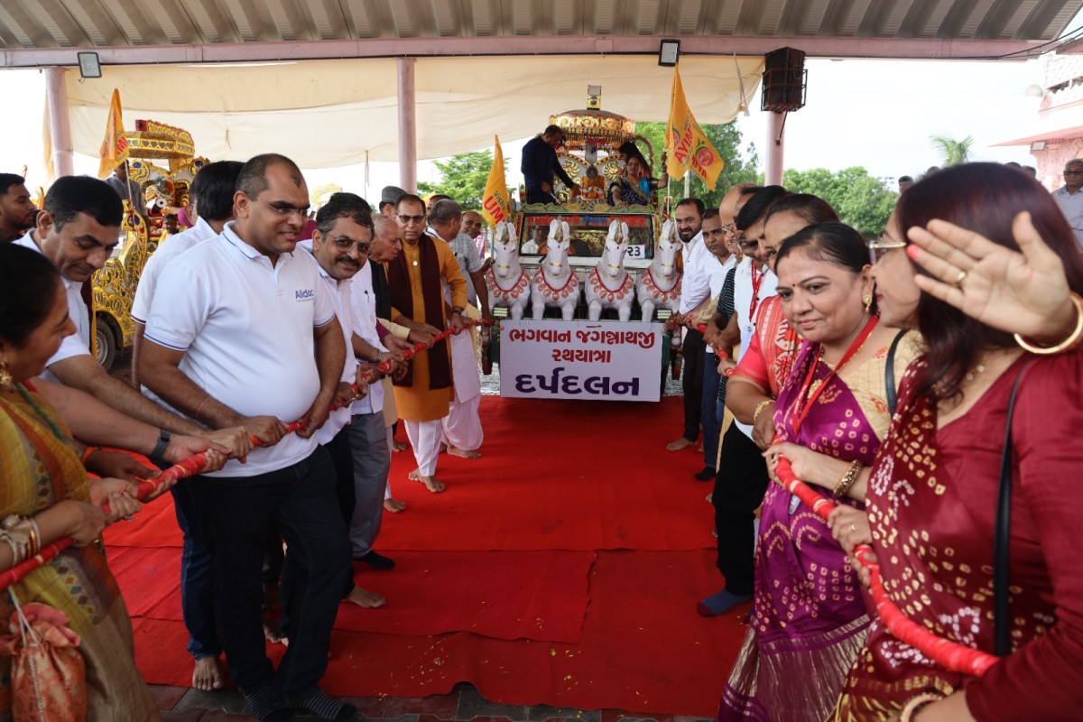 Divine Glimpses 3rd Jagannath Rath Yatra by Vishv Umiyadham