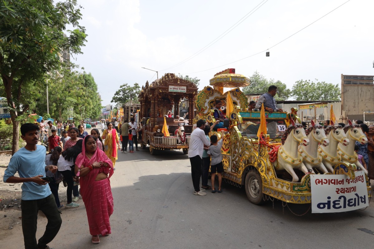 Divine Glimpses 3rd Jagannath Rath Yatra by Vishv Umiyadham