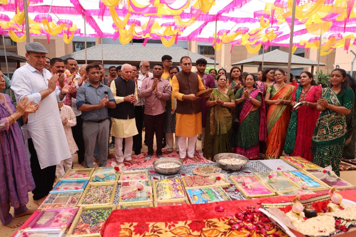 Divine Glimpses 3rd Jagannath Rath Yatra by Vishv Umiyadham