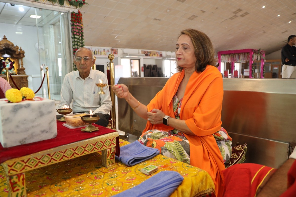 Mayor of Harrow (UK), Cllr Anjana Patel Visited Vishv Umiyadham, Ahmedabad