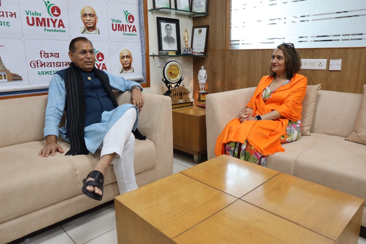 Mayor of Harrow (UK), Cllr Anjana Patel Visited Vishv Umiyadham, Ahmedabad