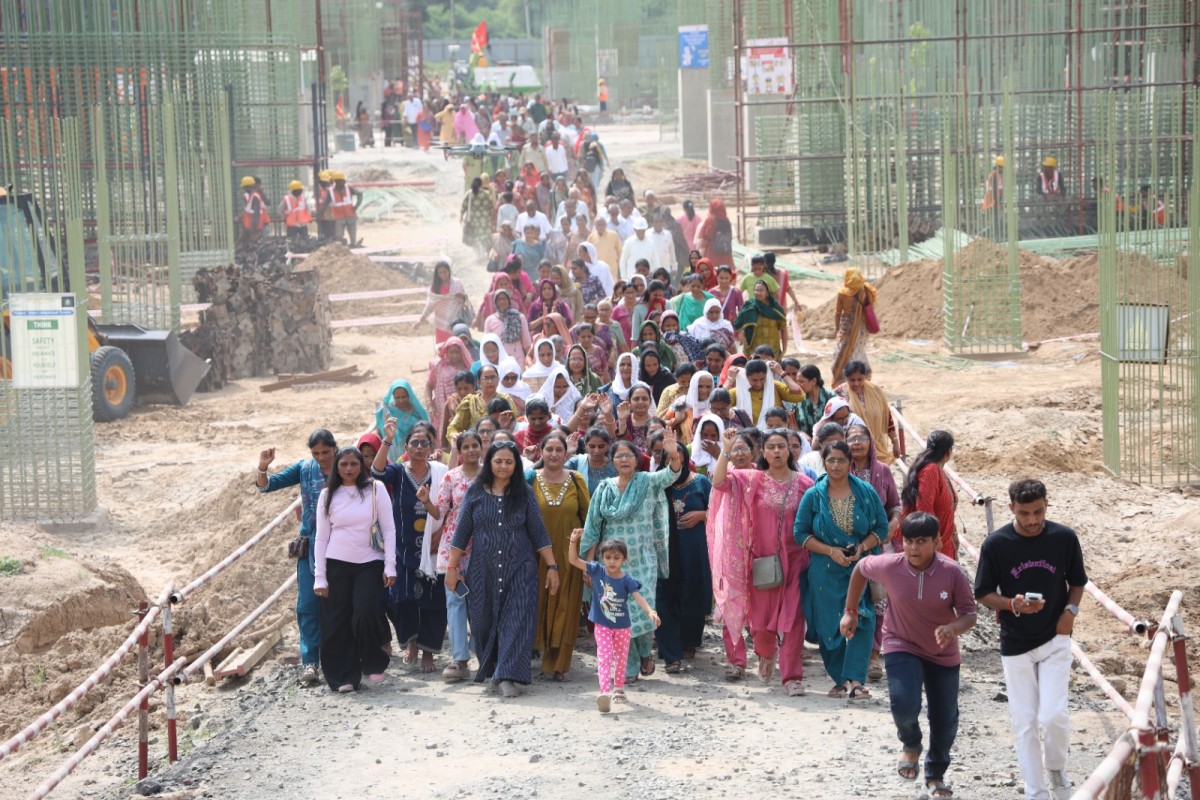 Sabarkantha Dist. Mahila Sangathan & Yuva Mahila Sangathan Visit to Vishv Umiyadham