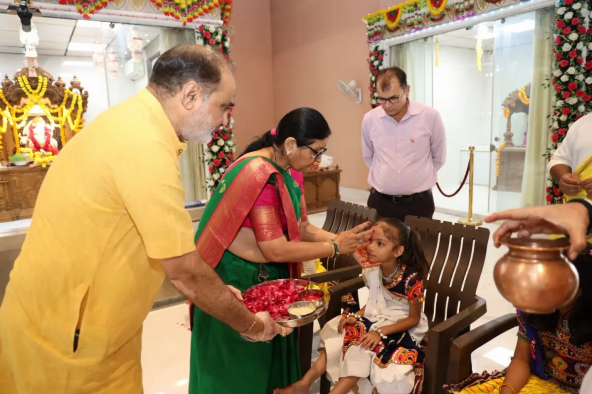 Worship of Girls as the Embodiment of Navdurga