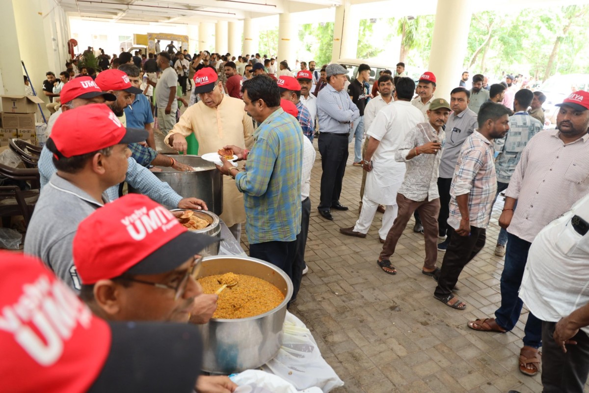Support at Civil Hospital after Ahmedabad Plane Crash